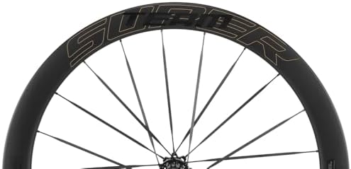 SUPERTEAM Carbon Disc Wheelset 50C 28 Tubeless with Carbon Spokes 700C