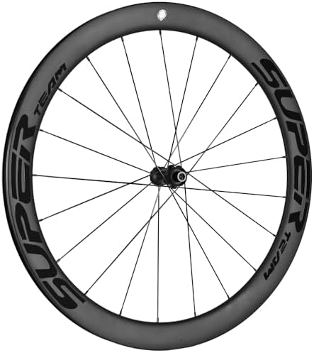 SUPERTEAM Carbon Disc Road Wheelset 50TU 28 DB Tubeless 700C Fit for Shimano 8/9/10/11/12 Speed QR 9   100 10   135