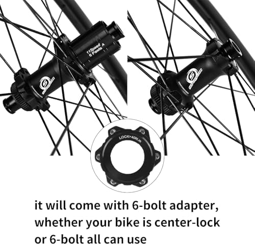 SUPERTEAM Carbon Disc Wheel 50T 28 Tubeless 700C Bike Wheels