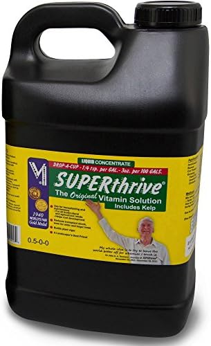 SUPERthrive Plant Vitamin Solution  1 Gallon  Clear