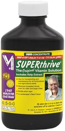 SUPERthrive Plant Vitamin Solution  1 Gallon  Clear