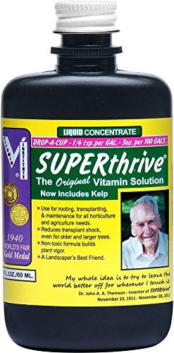 SUPERthrive Plant Vitamin Solution  1 Gallon  Clear
