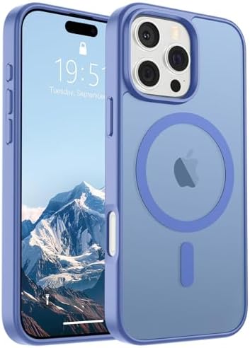 SUPFINE Magnetic for iPhone 12 Mini Case & iPhone 13 Mini Case  Compatible with MagSafe   Military Grade Drop Protection  Slim Translucent Matte Shockproof Phone Cover Black