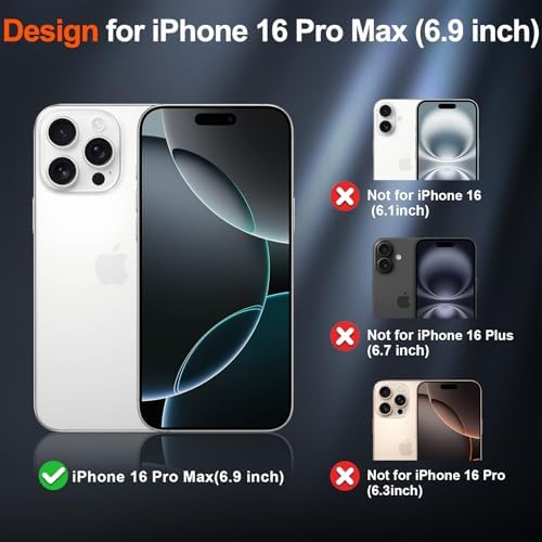 SUPFINE Magnetic for iPhone 12 Mini Case & iPhone 13 Mini Case  Compatible with MagSafe   Military Grade Drop Protection  Slim Translucent Matte Shockproof Phone Cover Black