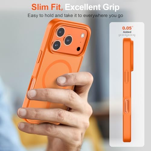 SUPFINE Magnetic for iPhone 12 Mini Case & iPhone 13 Mini Case  Compatible with MagSafe   Military Grade Drop Protection  Slim Translucent Matte Shockproof Phone Cover Black