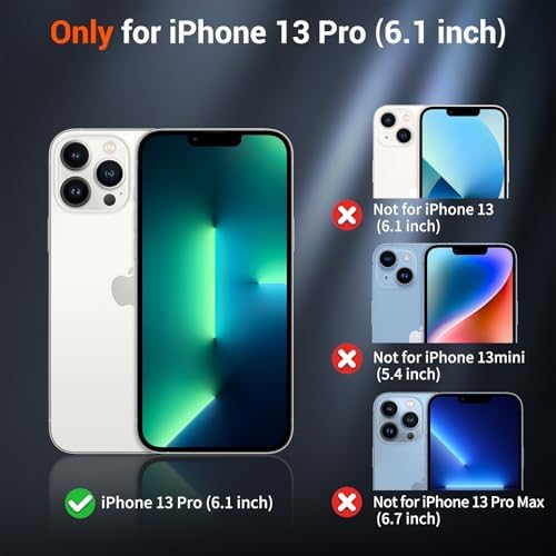 SUPFINE Magnetic for iPhone 12 Mini Case & iPhone 13 Mini Case  Compatible with MagSafe   Military Grade Drop Protection  Slim Translucent Matte Shockproof Phone Cover Black