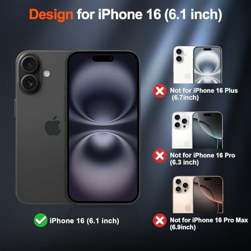 SUPFINE Magnetic for iPhone 12 Mini Case & iPhone 13 Mini Case  Compatible with MagSafe   Military Grade Drop Protection  Slim Translucent Matte Shockproof Phone Cover Black