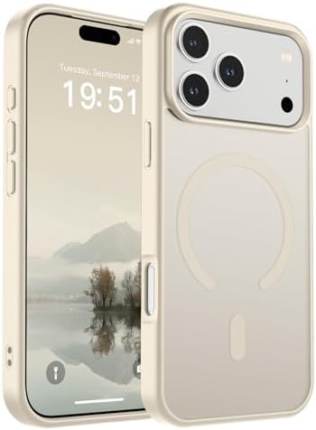 SUPFINE Magnetic for iPhone 12 Mini Case & iPhone 13 Mini Case  Compatible with MagSafe   Military Grade Drop Protection  Slim Translucent Matte Shockproof Phone Cover Black