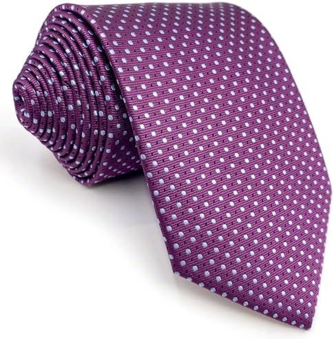 S&W SHLAX&WING Corbata para hombre Dotty Lazos Verde Azul Púrpura Tejidos para Fiesta Boda