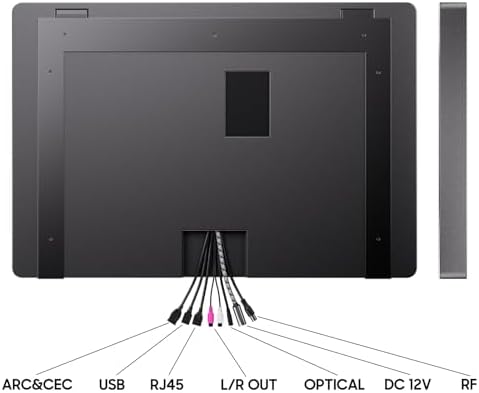 SYLVOX 19 Smart TV Bathroom Magic Mirror Waterproof LED TV 1080P 500NITS High Brightness Dual Front Speakers Wall mounting Suitable for Bathrooms Hotels Saunas