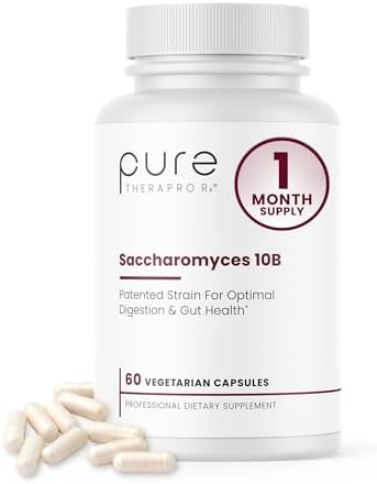 Saccharomyces Boulardii Probiotics 10 Billion CFU   Made in USA   No Fillers  Patented Strain  Lynside CNCM I 3799 Probiotics for Men and Women   Pure TheraPro Rx   240 Capsules