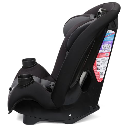 Safety 1st Ellaris 3 in 1 Convertible Car Seat  Slim Fit Design  Rear & Forward Facing  5 Position Headrest  3 Across Fit  Travel Friendly with Machine Washable Seat Pad  Smokey Haze