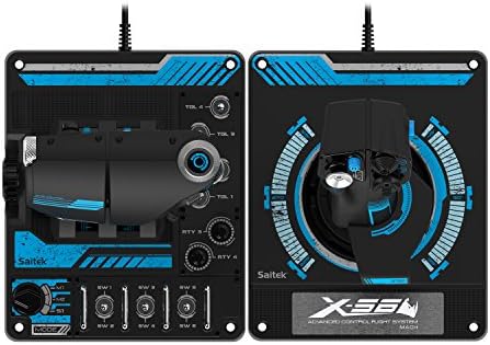 Saitek Pro X 56 Rhino H O T A S  Video Game Flight Controller for PC  SCB432210002/01/1 