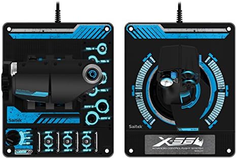 Saitek Pro X 56 Rhino H O T A S  Video Game Flight Controller for PC  SCB432210002/01/1 