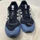 Salomon Pulsar Trail Mens 10 5 Running Shoes Black Blue 472100 Running