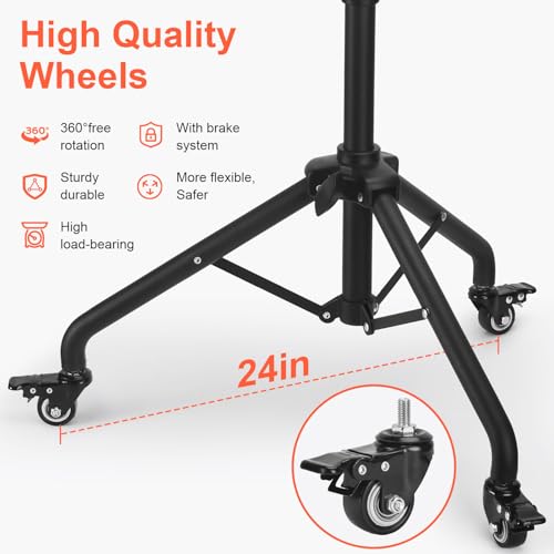 Salon Tray Cart  Metal Tattoo Tray with Tool Holder  Service Rolling Tray Adjustable Height  Storage Tray Trolley for Salon Spa Dental Use  Rolling Tray Cart