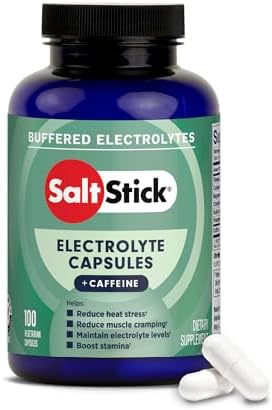 SaltStick Electrolyte Capsules with Vitamin D   200 Count   Salt Pills with Electrolytes for Sports Nutrition  Running Supplements  Electrolyte Pills   200 Count