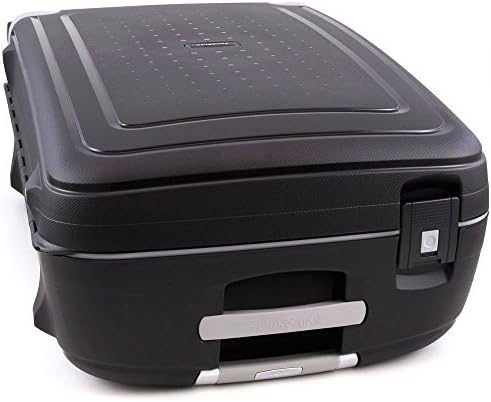 Samsonite 49308 1041 SCure 28 Inch Zipperless Spinner Luggage   Black Bundle w/Deco Gear Luggage Accessory Kit  10 Item 