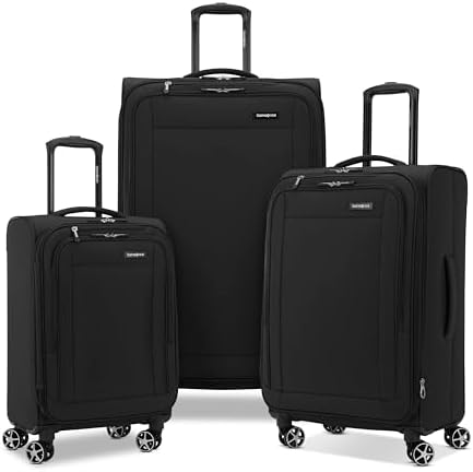 Samsonite Saire LTE Softside Expandable Luggage with Spinners   Olive Green   3PC  CO/MED/LG
