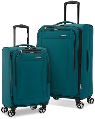 Samsonite Saire LTE Softside Expandable Luggage with Spinners   Olive Green   3PC  CO/MED/LG