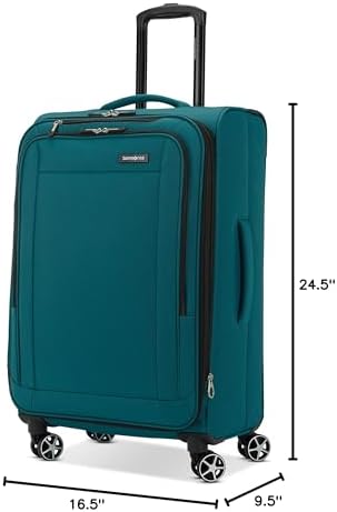 Samsonite Saire LTE Softside Expandable Luggage with Spinners   Olive Green   3PC  CO/MED/LG
