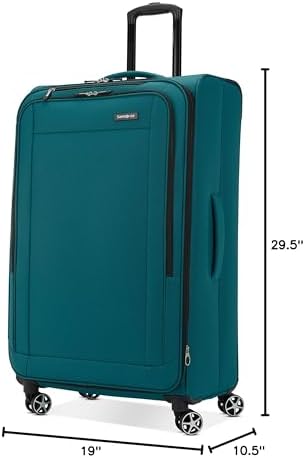 Samsonite Saire LTE Softside Expandable Luggage with Spinners   Olive Green   3PC  CO/MED/LG 