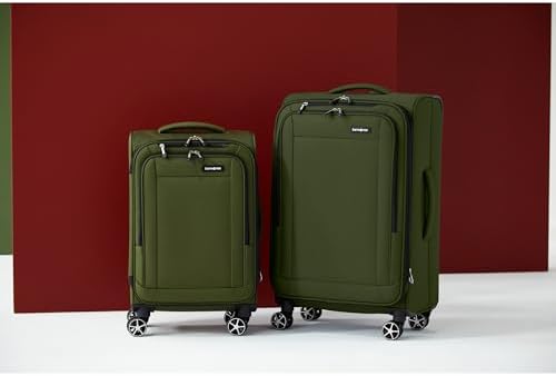 Samsonite Saire LTE Softside Expandable Luggage with Spinners   Olive Green   3PC  CO/MED/LG 