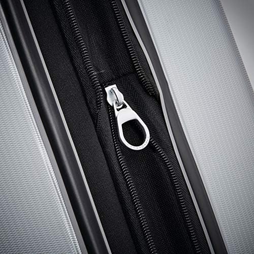 Samsonite Winfield 3 DLX Hardside Expandable Luggage with Spinners  Black  3 Piece Set  20/25/28 