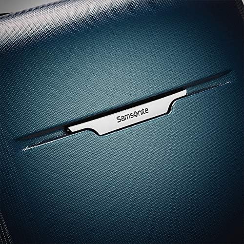 Samsonite Winfield 3 DLX Hardside Expandable Luggage with Spinners  Black  3 Piece Set  20/25/28 