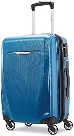 Samsonite Winfield 3 DLX Hardside Expandable Luggage with Spinners  Black  3 Piece Set  20/25/28 