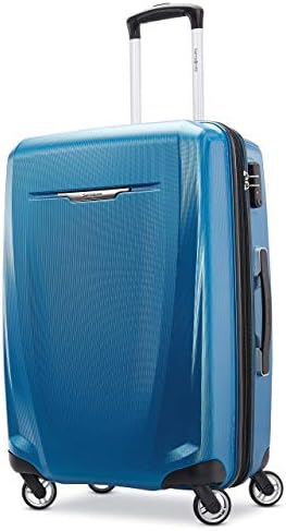 Samsonite Winfield 3 DLX Hardside Expandable Luggage with Spinners  Black  3 Piece Set  20/25/28 