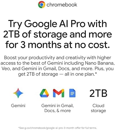 Samsung 14 Galaxy Chromebook Go Laptop PC Computer  Intel Celeron N4500 Processor  4GB RAM  64GB Storage  ChromeOS  XE340XDA KA2US  Student Laptop  Silver