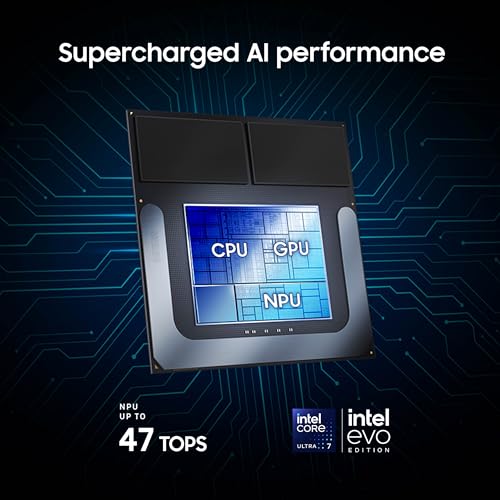 Samsung 16  Galaxy Book5 Pro 360 Copilot  PC  AI Computer  Intel Core 7 Ultra Processor  3K AMOLED  2880x1800  Touchscreen  S Pen 120Hz  Dolby Atmos  Student Laptop  Lightweight  All Day Battery Life