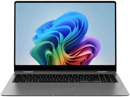 Samsung 16  Galaxy Book5 Pro 360 Copilot  PC  AI Computer  Intel Core 7 Ultra Processor  3K AMOLED  2880x1800  Touchscreen  S Pen 120Hz  Dolby Atmos  Student Laptop  Lightweight  All Day Battery Life