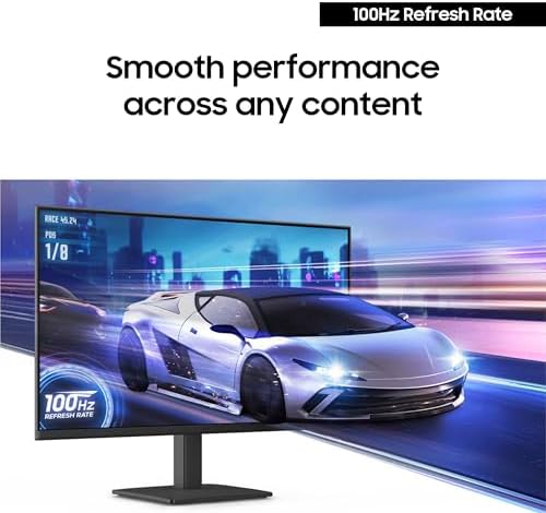 Samsung 24  S30GD  Essential Monitor with IPS Panel and Tilt Only Stand  100Hz Refresh Rate  Ergonomic Design  Advanced Eye Care  Game Mode  LS24D304GANXZA