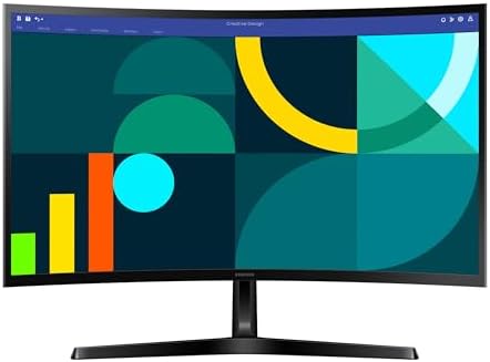 Samsung 27 Essential S3  S36GD  Series FHD 1800R Curved Computer Monitor  100Hz  Game Mode  Advanced Eye Comfort  HDMI and D sub Ports  LS27D366GANXZA  2024