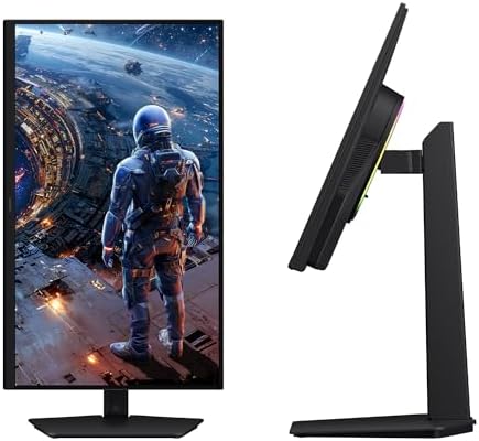Samsung 27 Odyssey G8  G80HF  Gaming Monitor   5K Resolution  Fast IPS  180Hz  Dual Mode QHD 360Hz  218 PPI  DP 2 1  HDR10  Gaming  1ms  G Sync Compatible  HAS/Tilt/Swivel/Pivot Stand  LS27HG802EFXZA
