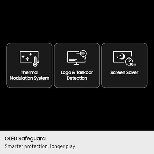 Samsung 27 Odyssey OLED G6  G61SH  Gaming Monitor   QD OLED  QHD  1440P   240Hz  0 03ms  Glare Free  Pantone Validated  HDR10  Height adjustable stand  OLED Safeguard  3 Year Warranty  LS27HG612SNXZA