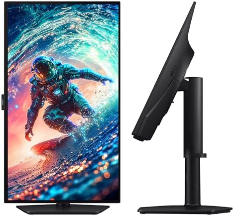 Samsung 27 Odyssey OLED G6  G61SH  Gaming Monitor   QD OLED  QHD  1440P   240Hz  0 03ms  Glare Free  Pantone Validated  HDR10  Height adjustable stand  OLED Safeguard  3 Year Warranty  LS27HG612SNXZA