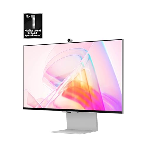 Samsung 27 ViewFinity S9 Series 5K Computer Monitor  Thunderbolt 4  DisplayPort  Matte Display  4K Slimfit Camera  Slim Metal Design  AirPlay  Smart TV Apps  Gaming Hub  LS27C900PANXZA