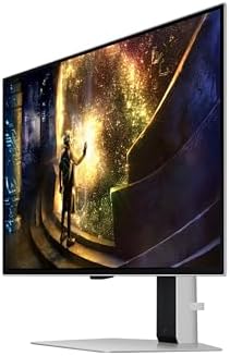 Samsung 27  Odyssey OLED G6  G61SD  QHD & QD OLED 240Hz 0 03ms FreeSync Premium Pro Gaming Monitor with Sleek Metal Design  3 Year Warranty  US  LS27DG610SNXZA