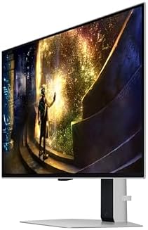 Samsung 27  Odyssey OLED G6  G61SD  QHD & QD OLED 240Hz 0 03ms FreeSync Premium Pro Gaming Monitor with Sleek Metal Design  3 Year Warranty  US  LS27DG610SNXZA