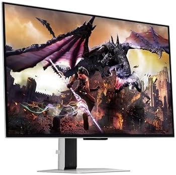 Samsung 32 Odyssey OLED G8  G80SD  Series 4K UHD Smart Gaming Monitor w QD OLED  240Hz 0 03ms  G Sync Compatible  Glare Free Display  Sleek Metal Design  LS32DG800SNXZA  3 Yr Warranty