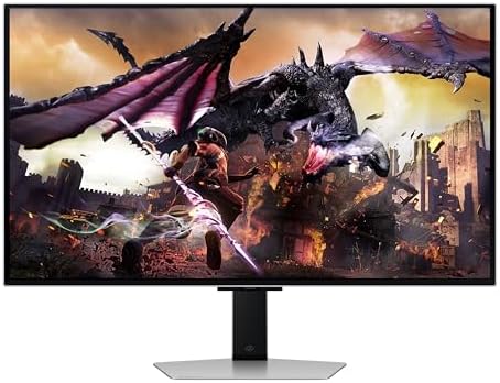 Samsung 32 Odyssey OLED G8  G80SD  Series 4K UHD Smart Gaming Monitor w QD OLED  240Hz 0 03ms  G Sync Compatible  Glare Free Display  Sleek Metal Design  LS32DG800SNXZA  3 Yr Warranty