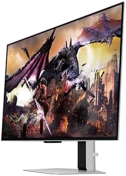 Samsung 32 Odyssey OLED G8  G80SD  Series 4K UHD Smart Gaming Monitor w QD OLED  240Hz 0 03ms  G Sync Compatible  Glare Free Display  Sleek Metal Design  LS32DG800SNXZA  3 Yr Warranty
