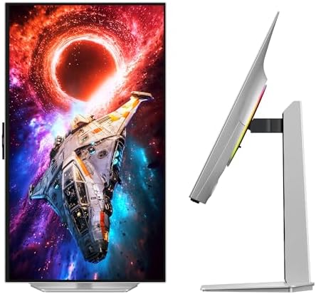 Samsung 32 Odyssey OLED G8  G80SH  Gaming Monitor   QD OLED  4K Resolution  240Hz  USB C 96W  DP 2 1  0 03ms  Glare Free  HAS/Tilt/Swivel/Pivot  OLED Safeguard   3 Year Warranty  LS32HG802SNXZA