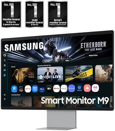 Samsung 32  OLED M9  M90SF  Smart Monitor with 4K QD OLED  165Hz  0 03ms  Gaming Hub  Samsung Vision AI  3 Yr Warranty  LS32FM902SNXZA  2025