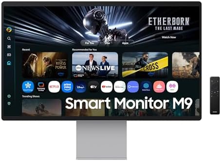 Samsung 32  OLED M9  M90SF  Smart Monitor with 4K QD OLED  165Hz  0 03ms  Gaming Hub  Samsung Vision AI  3 Yr Warranty  LS32FM902SNXZA  2025