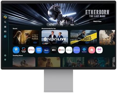 Samsung 32  OLED M9  M90SF  Smart Monitor with 4K QD OLED  165Hz  0 03ms  Gaming Hub  Samsung Vision AI  3 Yr Warranty  LS32FM902SNXZA  2025