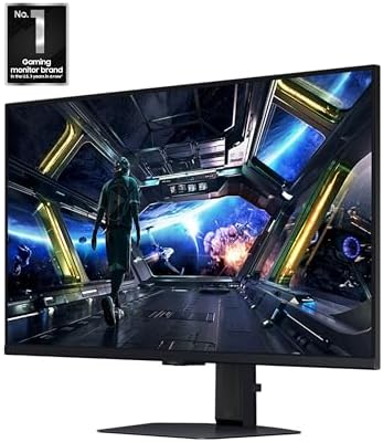 Samsung 32  Odyssey G7  G70D  4K UHD IPS 144Hz 1ms GtG  Smart Gaming Monitor  G Sync Compatible  AMD Freesync Premium  Vivid Colors  Adjustable Stand  Black Equalizer  LS32DG702ENXZA